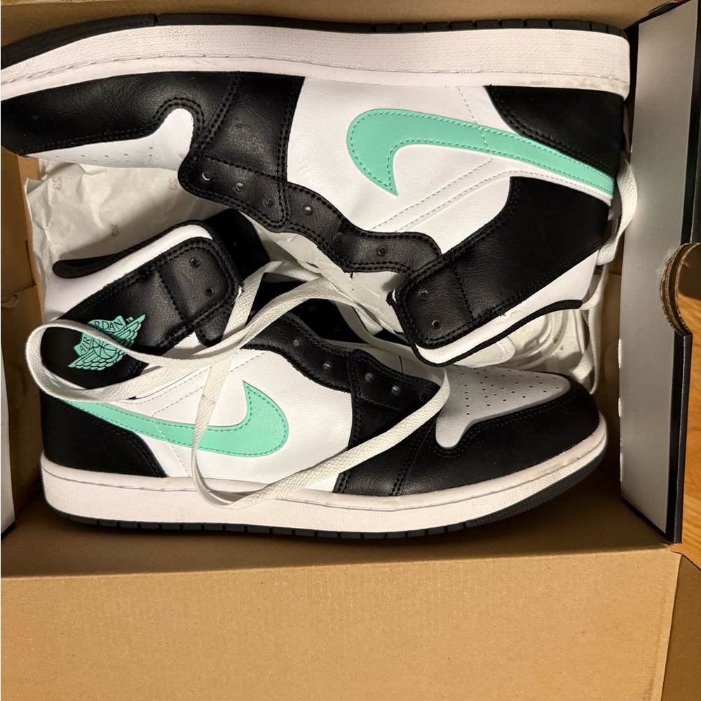 Jordan Air 1 Mid Black and White Sneakers